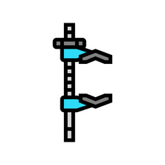 cardellini clamp color icon vector. cardellini clamp sign. isolated symbol illustration