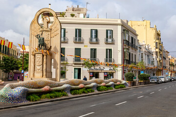Melilla Traditional Architecture in a Spanish Enclave in Africa. Melilla Shares a Border with...