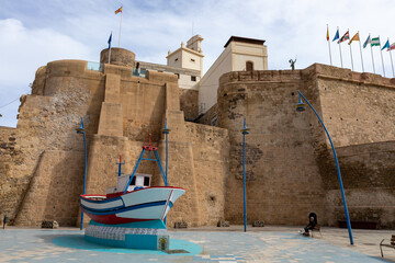 Melilla Traditional Architecture in a Spanish Enclave in Africa. Melilla Shares a Border with...