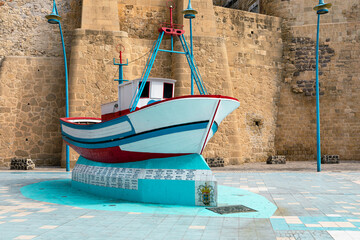 Melilla Traditional Architecture in a Spanish Enclave in Africa. Melilla Shares a Border with...