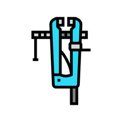 leg vice color icon vector. leg vice sign. isolated symbol illustration