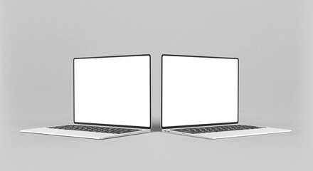 Mackbook pro screen with website presentation mockup