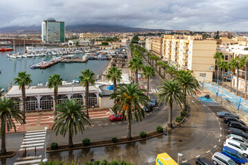 Melilla Traditional Architecture in a Spanish Enclave in Africa. Melilla Shares a Border with...