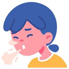 Sneeze girl