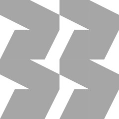 Fototapeta premium Abstract geometric vector seamless pattern with triangles, squares, rectangles and polygons. Scandinavian design style simple black, grey and white shapes. Monochrome graphic background