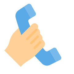 call center flat icon