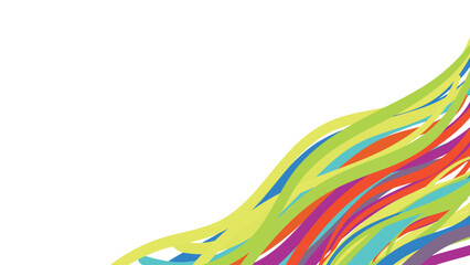 Abstract wavy lines background pattern. Vector illustration