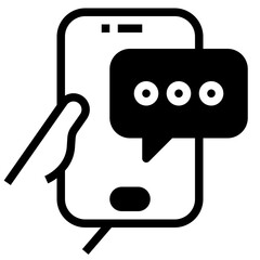 chat outline icon