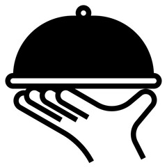 serving outline icon