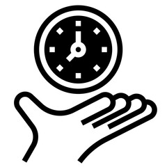 time outline icon