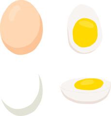 Various sweet tasty eggs