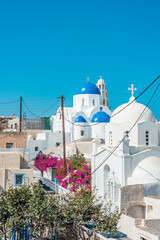 Mesaria in Thera, Santorini, Greece.