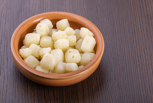 Chena Murki is a bite-size dry sweet made with paneer dipped in sugar syrup 
