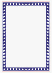 A4 paper design vintage style page border 