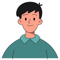 man filled outline icon