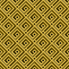 BEIGE ABSTRACT SEAMLESS PATTERN WITH SQUARE SPIRALS IN VECTOR
