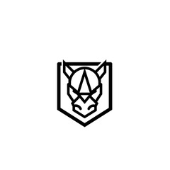 Simple Rhino logo