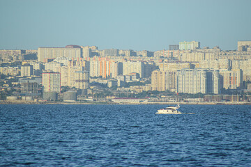 ship in the sea of Baku