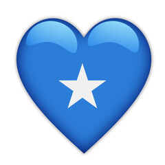 Somalia Flag Love Symbol Image