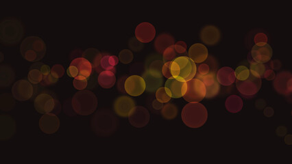 Blurred light halo concept with dark background.