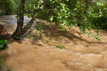 River flash flood