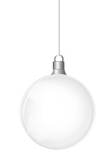 transparent christmas ball