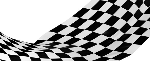 Obraz premium background of checkered flag pattern