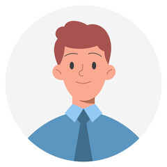 man flat icon