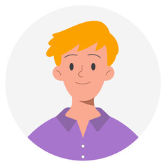 man flat icon