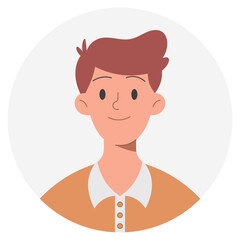 man flat icon