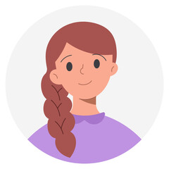 woman flat icon