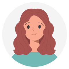 woman flat icon