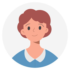 woman flat icon