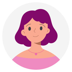 woman flat icon