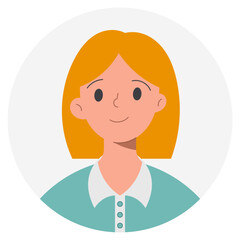 woman flat icon