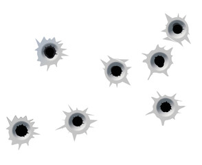 simple classic bullet hole elements