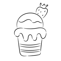 ice cream outline icon