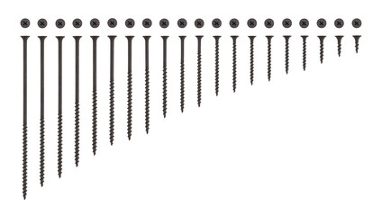 set black metal self tapping screws, self tapping screw metal for wood