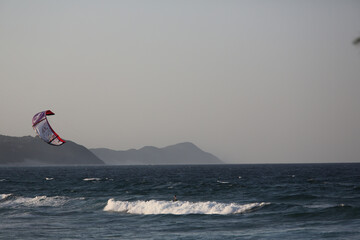 Kite surfing on Mozambique
