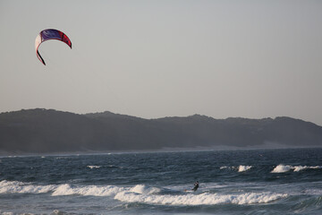 Kite surfing on Mozambique