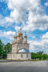 Church of the Transfiguration of Christ Spas on the Yar church in Ryazan, Russia. The church was built in 1695