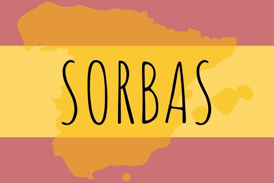 Sorbas: Illustration mit dem Namen der spanischen Stadt Sorbas
