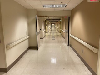 Children's Hospital of Georgia interior long hallway