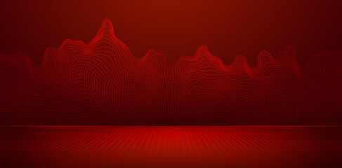 Topography Data Dark Red lines backgrounds for ecommerce signs retail shopping, advertisement business agency, ads campaign marketing, email newsletter, landing pages, header webs, video animation pic