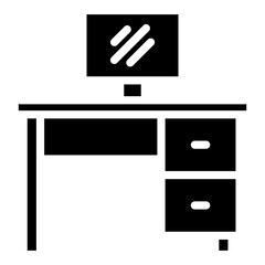 cupboard with monitor icon
