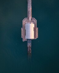 Aerial view of the mumbles lifeboat station