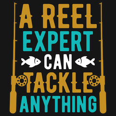 Fishing typography tshirt design