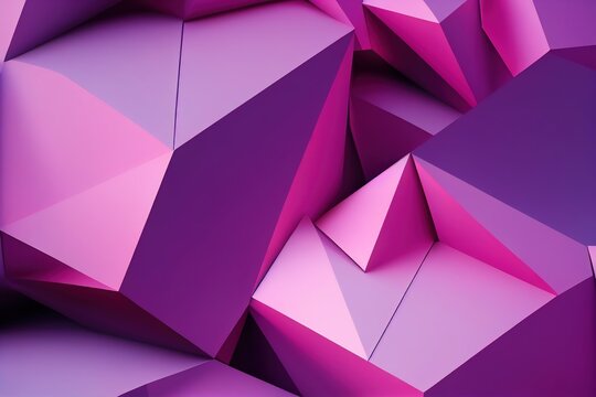 3d Polygonal Surface Shattered Abstract Geometric Background