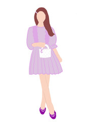 woman cartoon fashion illustration