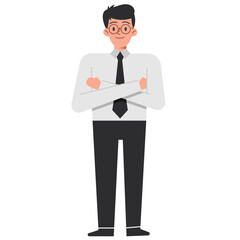 businessman flat icon